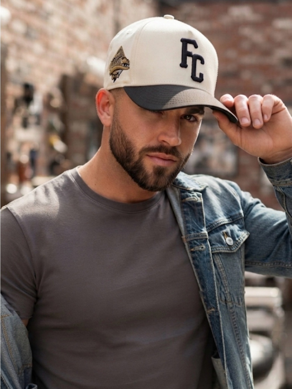 Faded culture barber shop snap back hat